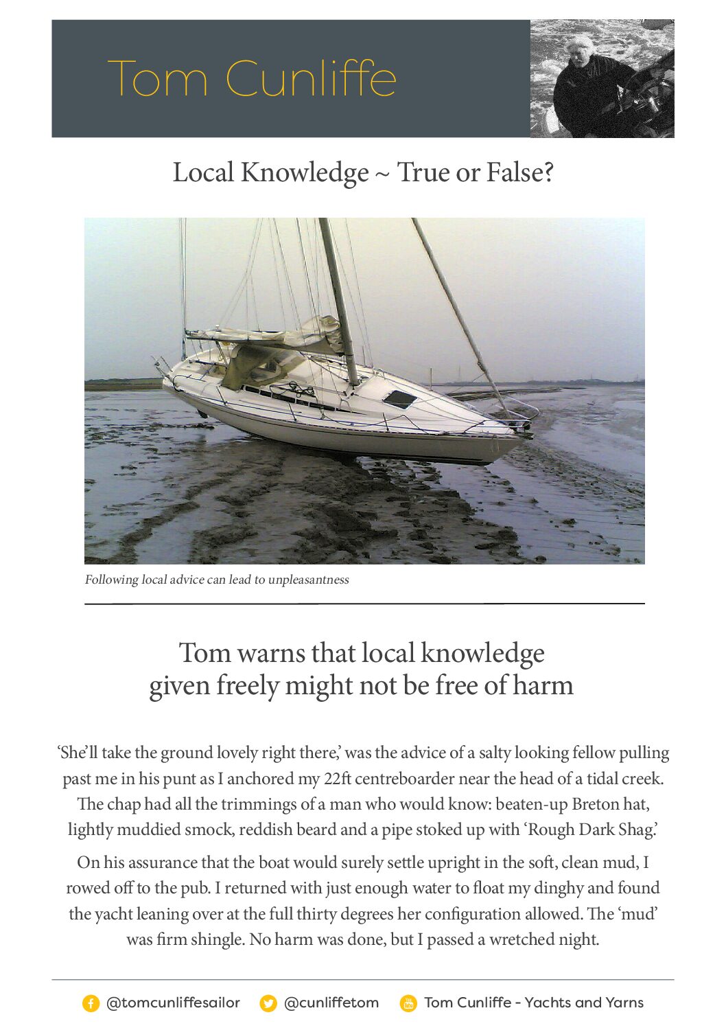 Local Knowledge ~ True or False?
