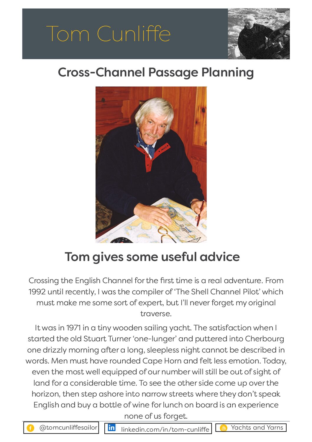 Cross-Channel Passage Planning